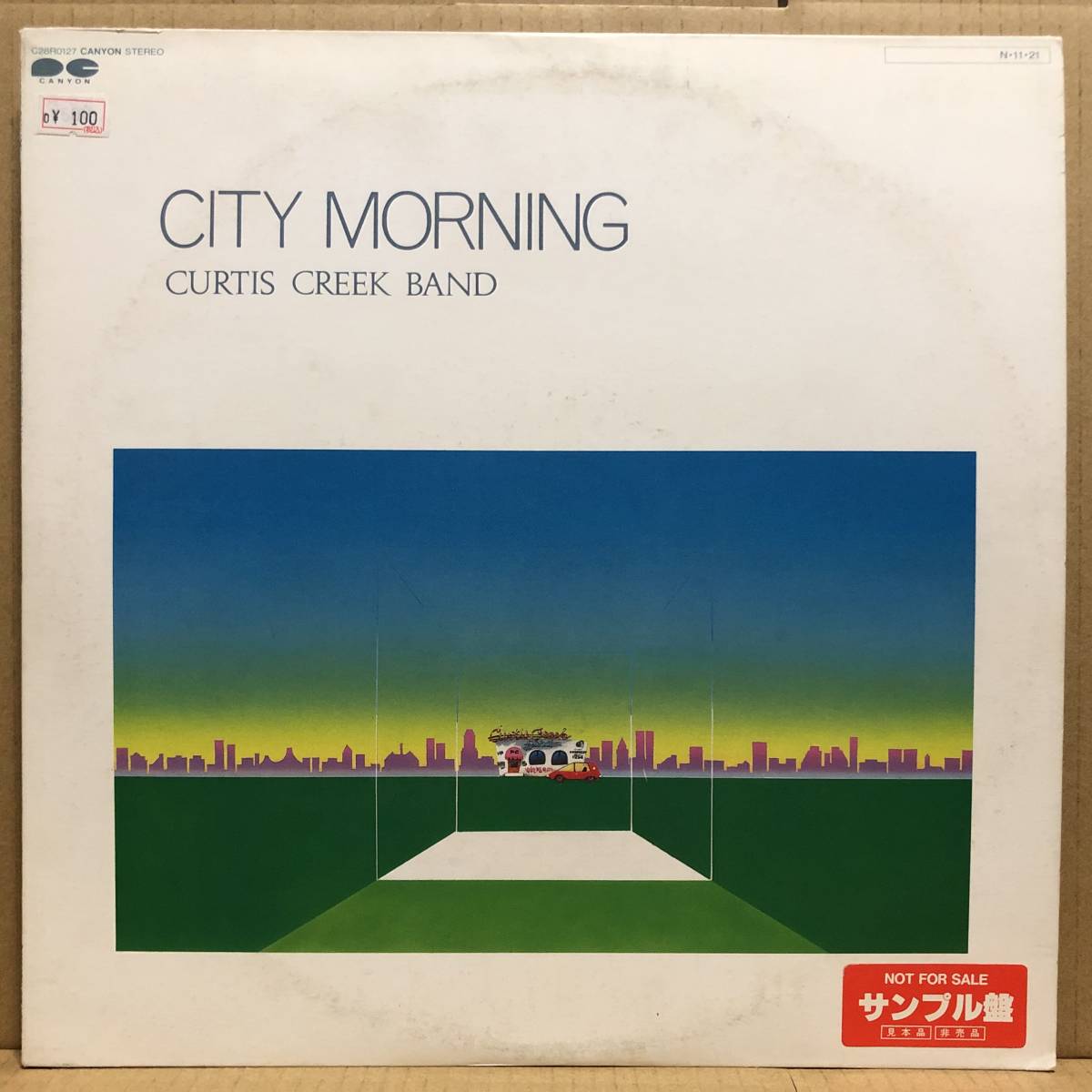 見本盤 CURTIS CREEK BAND / CITY MORNING LP C28R0127 和ジャズ_画像1