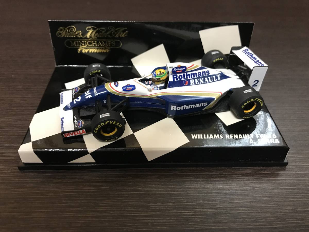 1/43 MINICHAMPS 【タバコ】 ウィリアムズ・ルノー FW16 #2 A.セナ