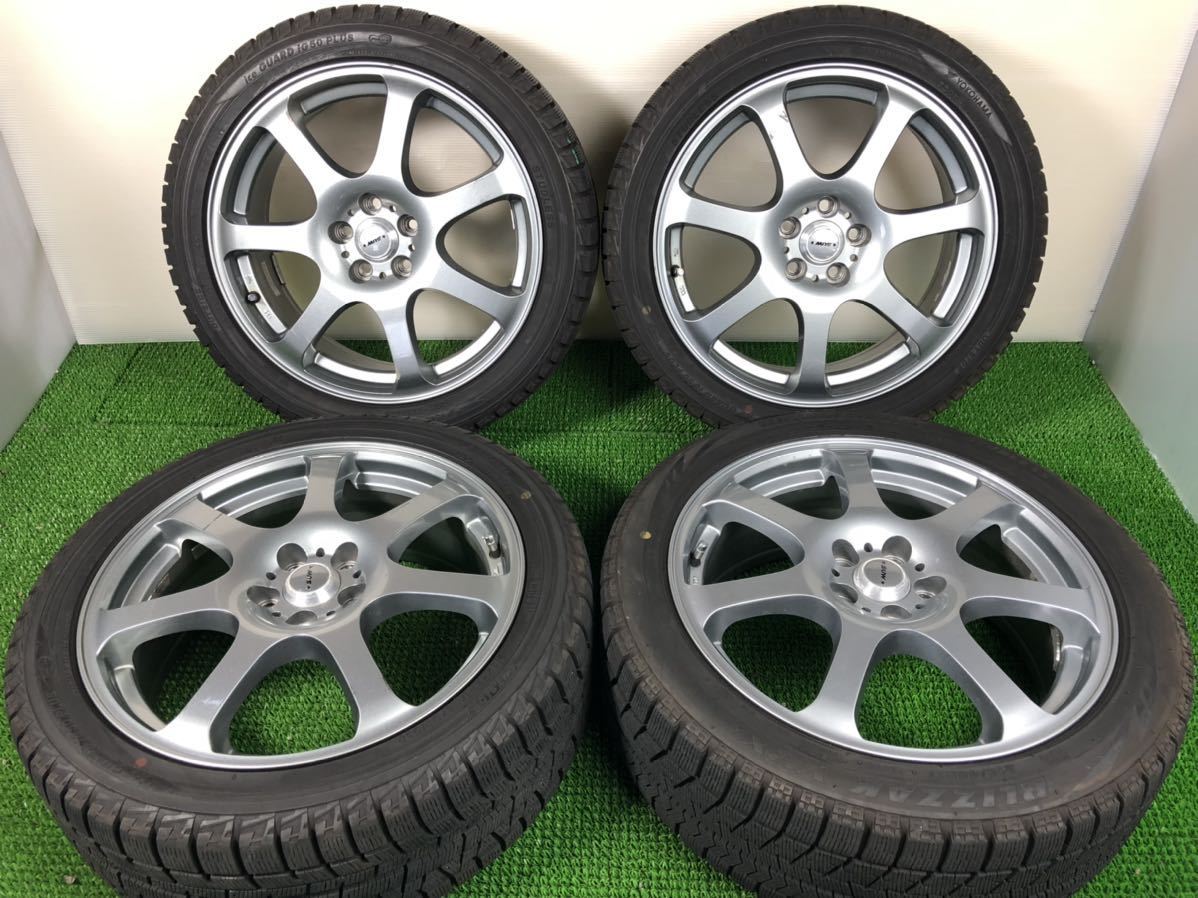 SUW 17インチ 7J +48 5穴/ 100 スタッドレス付き 215/45R17 87Q 4本 86
