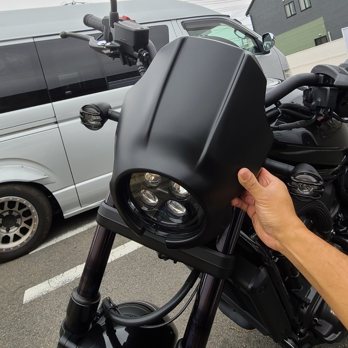 レブル ビキニカウル 250 500 1100 ライトカバー ドレスアップ レブル ビキニカウル 250 500 1100 ライトカバー ドレスアップ