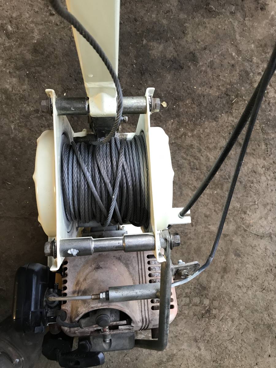 ポータブルウィンチ 集村機 PW350 セイレイ ひっぱりだこ 動作OK ポータブルウィンチ 集村機 PW350 セイレイ ひっぱりだこ 動作OK