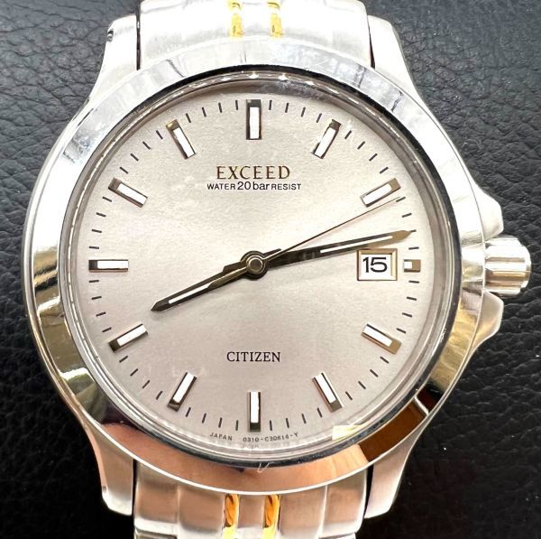 ☆極美品☆ CITIZEN シチズン EXCEED エクシード クォーツ メンズ