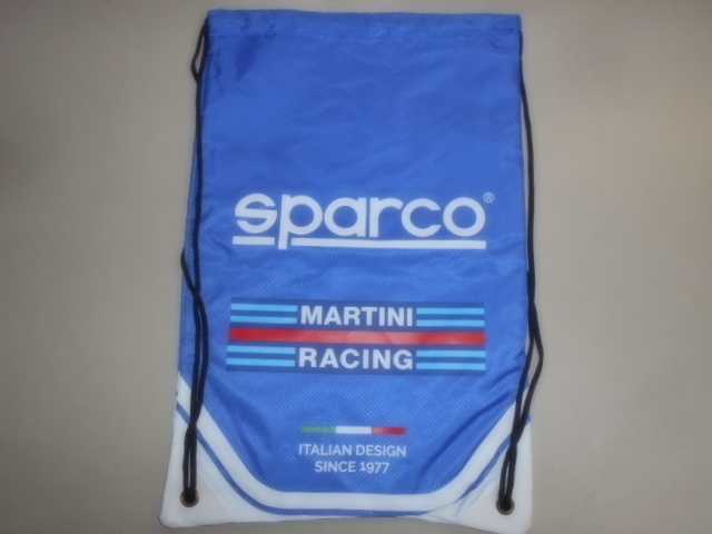 SPARCO X MARTINI SPORTSACK Martini Racing ストライプ入り*　*送料別途　*取り寄せ品_画像2