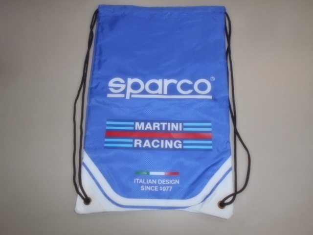 SPARCO X MARTINI SPORTSACK Martini Racing ストライプ入り*　*送料別途　*取り寄せ品_画像8