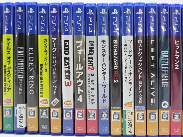21SA○PS4 PlayStation4 ゲームソフト ディスク 38本 セット まとめ