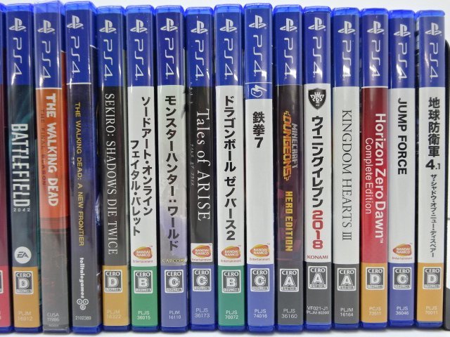 21SA○PS4 PlayStation4 ゲームソフト ディスク 38本 セット まとめ