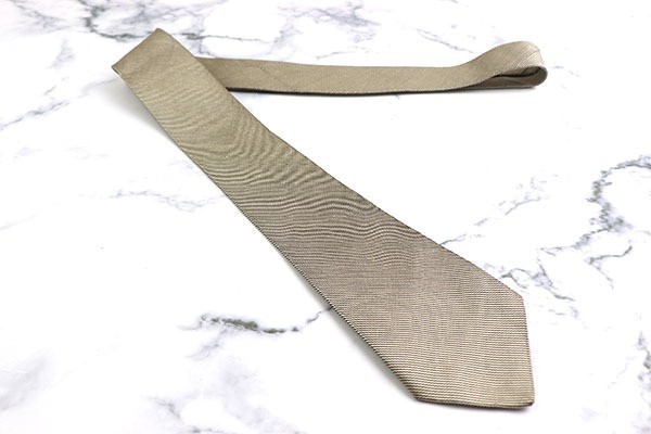 498 jpy ~ Jim Thompson stripe pattern lustre brand necktie men's Gold black superior article 