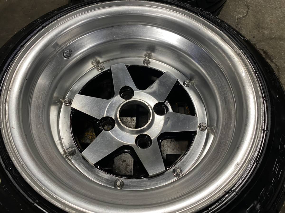 ロンシャン8.5J 旧車 深リム AE86 GX71GX61 ハコスカ ローレル ロンシャン8.5J 旧車 深リム AE86 GX71GX61 ハコスカ ローレル