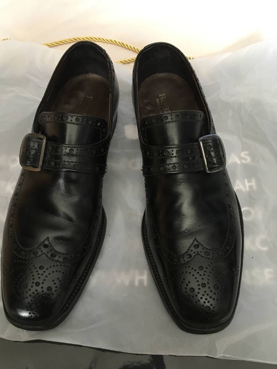 買取り実績 monk Loafers ロブリー ローファー モンクストラップ 古着 ビンテージ ROBLEE strap archive vintage shoes UK9.5 買取り実績 monk Loafers ロブリー ローファー モンクストラップ 古着 ビンテージ ROBLEE strap archive vintage shoes UK9.5