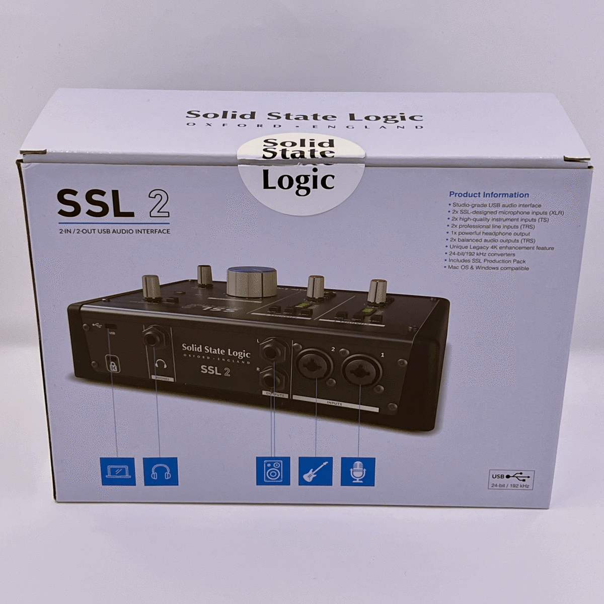 Solid State Logic SSL2 USBオーディオインターフェイス - 楽器、器材