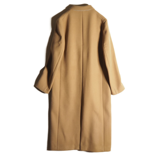 H6374P VYLEVEire-vuV new goods melt n wool long Chesterfield coat beige 1 / oversize wool coat autumn winter rb mks