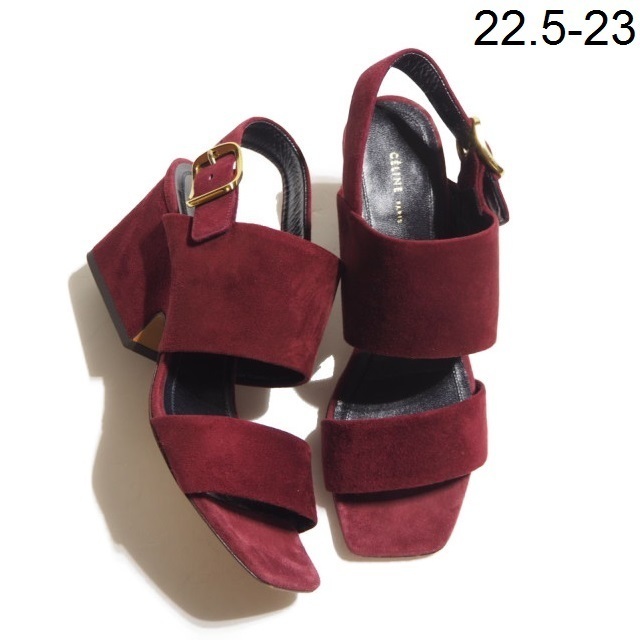 K1419P ▽CELINE セリーヌ▽ 新品同様 バックストラップ スエード