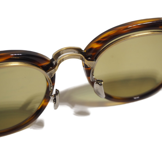 H6416P　▼OLIVER PEOPLES オリバーピープルズ▼ Mckinley-SUN 単式 跳ね上げ セル チタン コンビフレーム サングラス ブラウンデミ rb mks_画像3