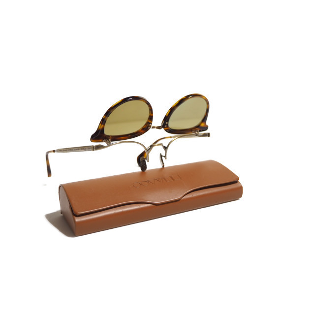 H6416P　▼OLIVER PEOPLES オリバーピープルズ▼ Mckinley-SUN 単式 跳ね上げ セル チタン コンビフレーム サングラス ブラウンデミ rb mks_画像6