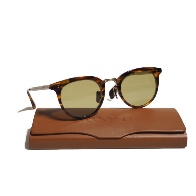 H6416P　▼OLIVER PEOPLES オリバーピープルズ▼ Mckinley-SUN 単式 跳ね上げ セル チタン コンビフレーム サングラス ブラウンデミ rb mks_画像7