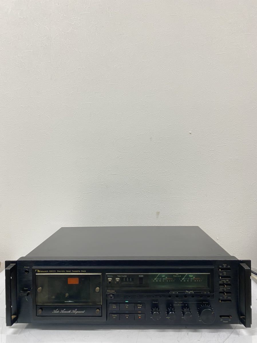 Nakamichi 660ZX ナカミチ カセットデッキ カセットテープレコーダー