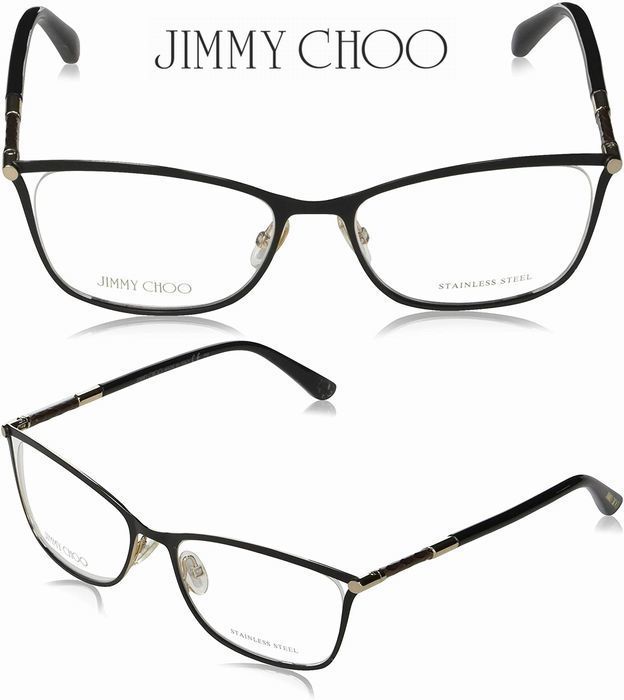 送料無料 未使用 JIMMY CHOO メガネフレーム JC134 眼鏡 メタル