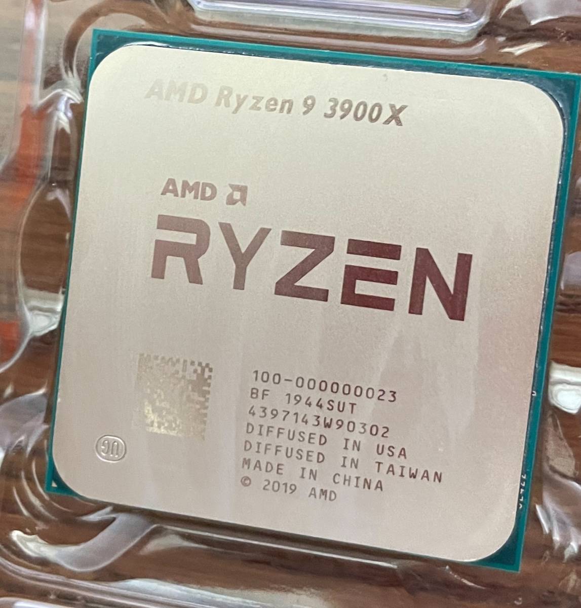 動作品 AMD CPU Ryzen 9 3900X BOX AM4 3.8GHz 12コア / 24スレッド