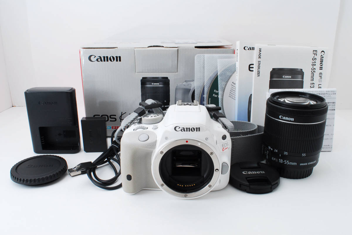 ☆美品☆ キャノン Canon EOS Kiss X7 ホワイト EF-S 18-55mm F4-5.6