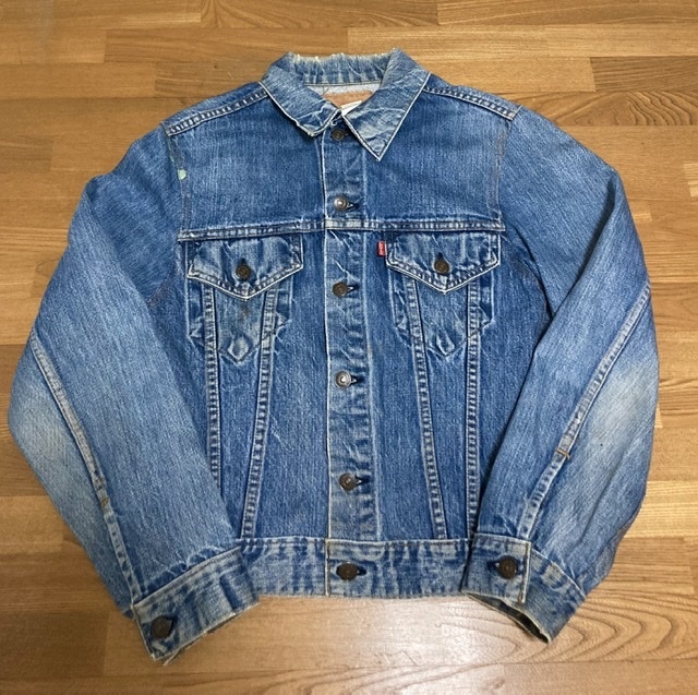 70's VINTAGE USA製 Levi's 70505-0217 デニムジャケット 4th 525刻印 ヴィンテージ 70年代 古着_画像1