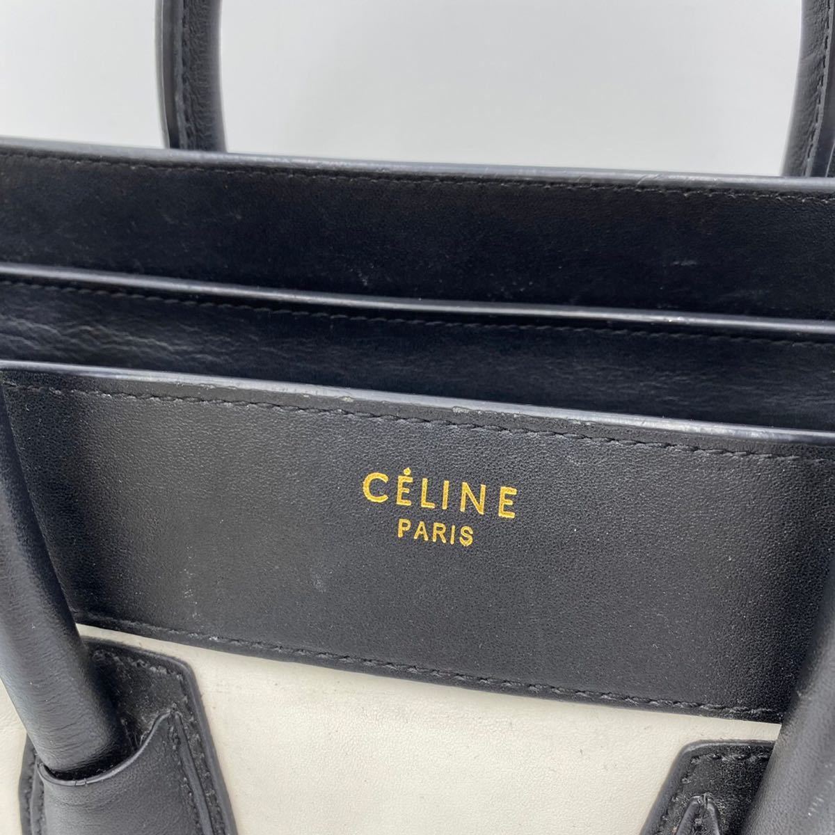 1円【最高級の品格】セリーヌ CELINE ラゲージ ハンドバッグ トート