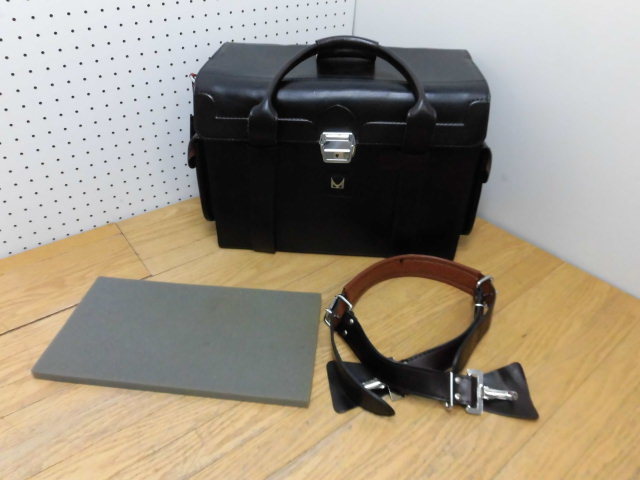 MASUMI 牛皮カメラバッグ（鍵あり）ショルダーバッグ レンズ1眼レフカバン カメラケース サイズ48x34x31 管理番号610-37