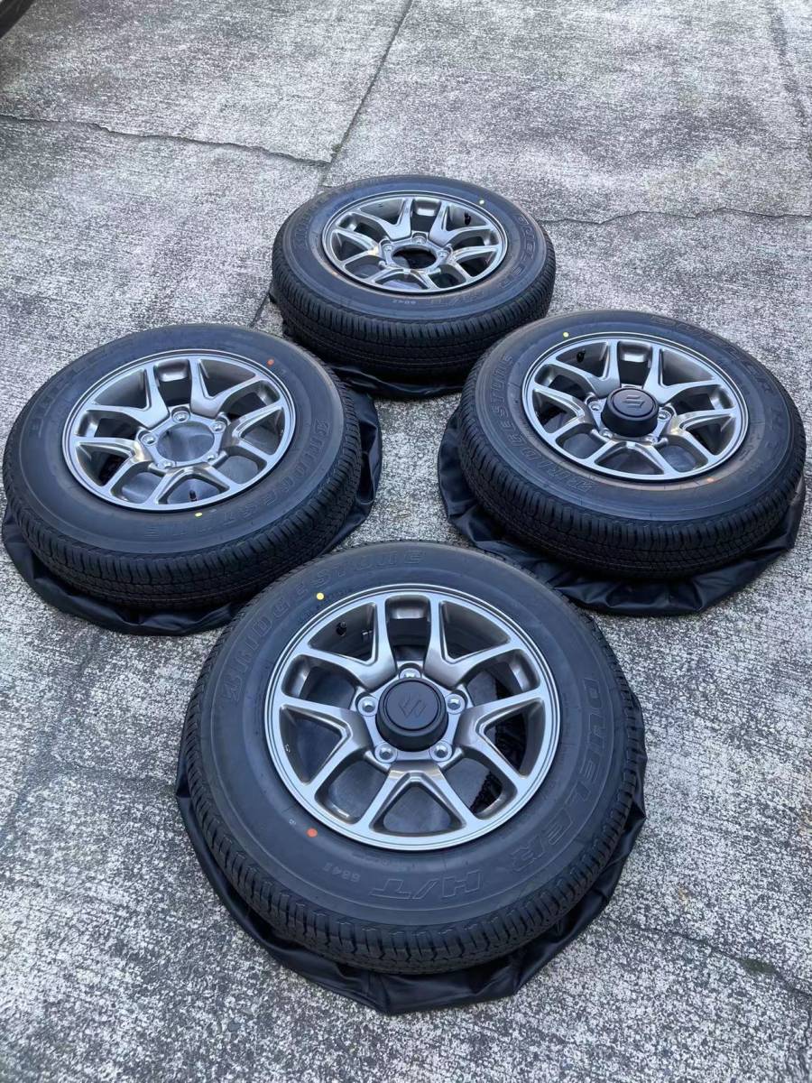 JB64 ジムニー 新車外し 純正アルミホイール タイヤ付 4本セット 175/80R16