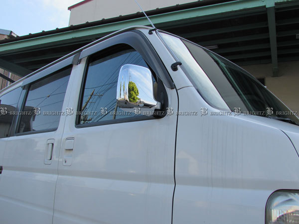 アクティトラック HA1 HA2 メッキ サイド ドア ミラー カバー ガーニッシュ ベゼル パネル モール MIR－SID－118_画像4