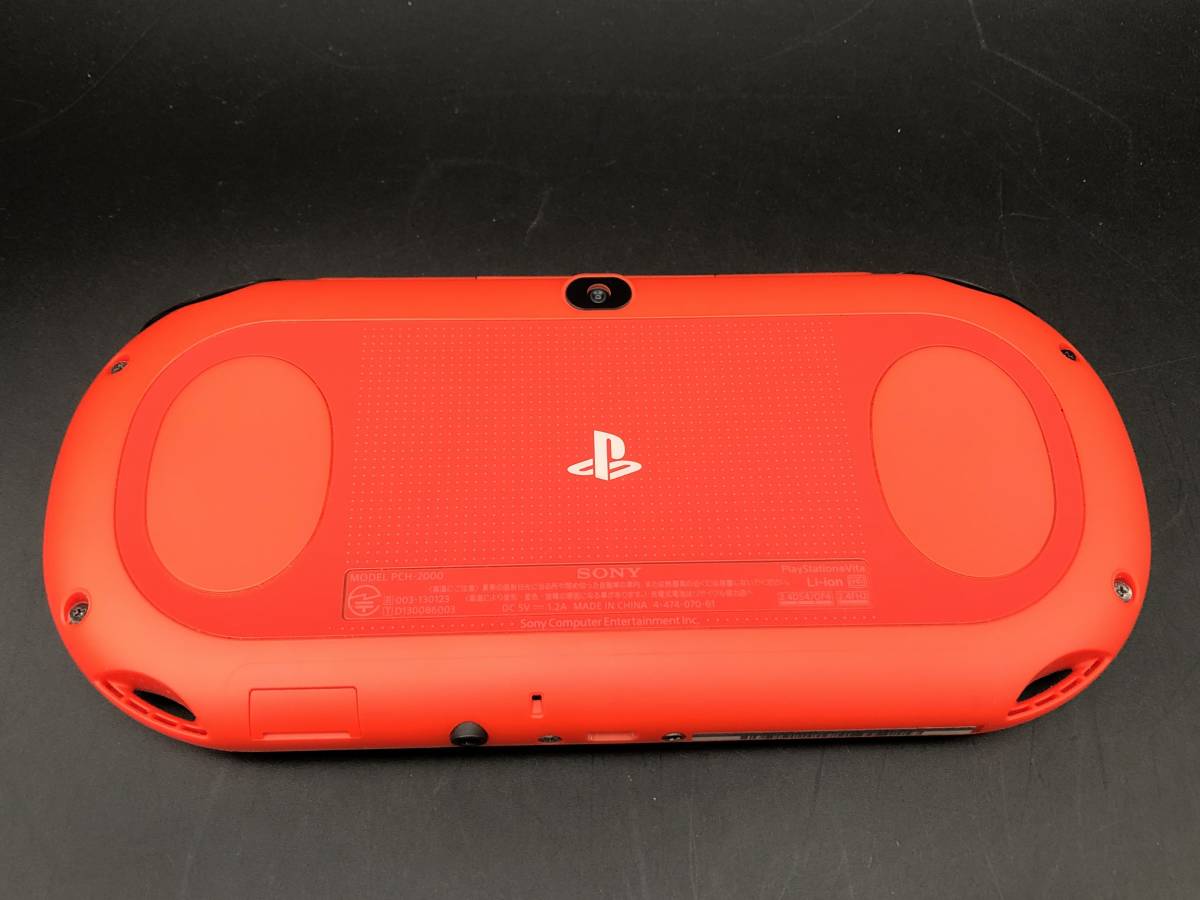 同梱不可 品 SONY PSVITA PlayStation Vita PCH-2000 ZX-17 レッド 
