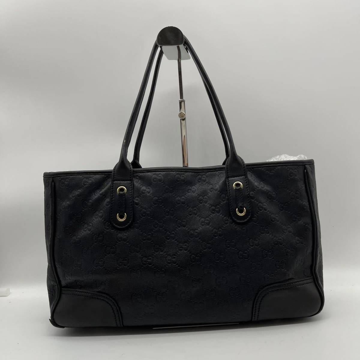1円~ 天下一品 グッチ GUCCI トートバッグ ハンドバッグ プリンシー 新品即納 GUCCI グッチ アビー シマ ブラック ショルダーバッグ