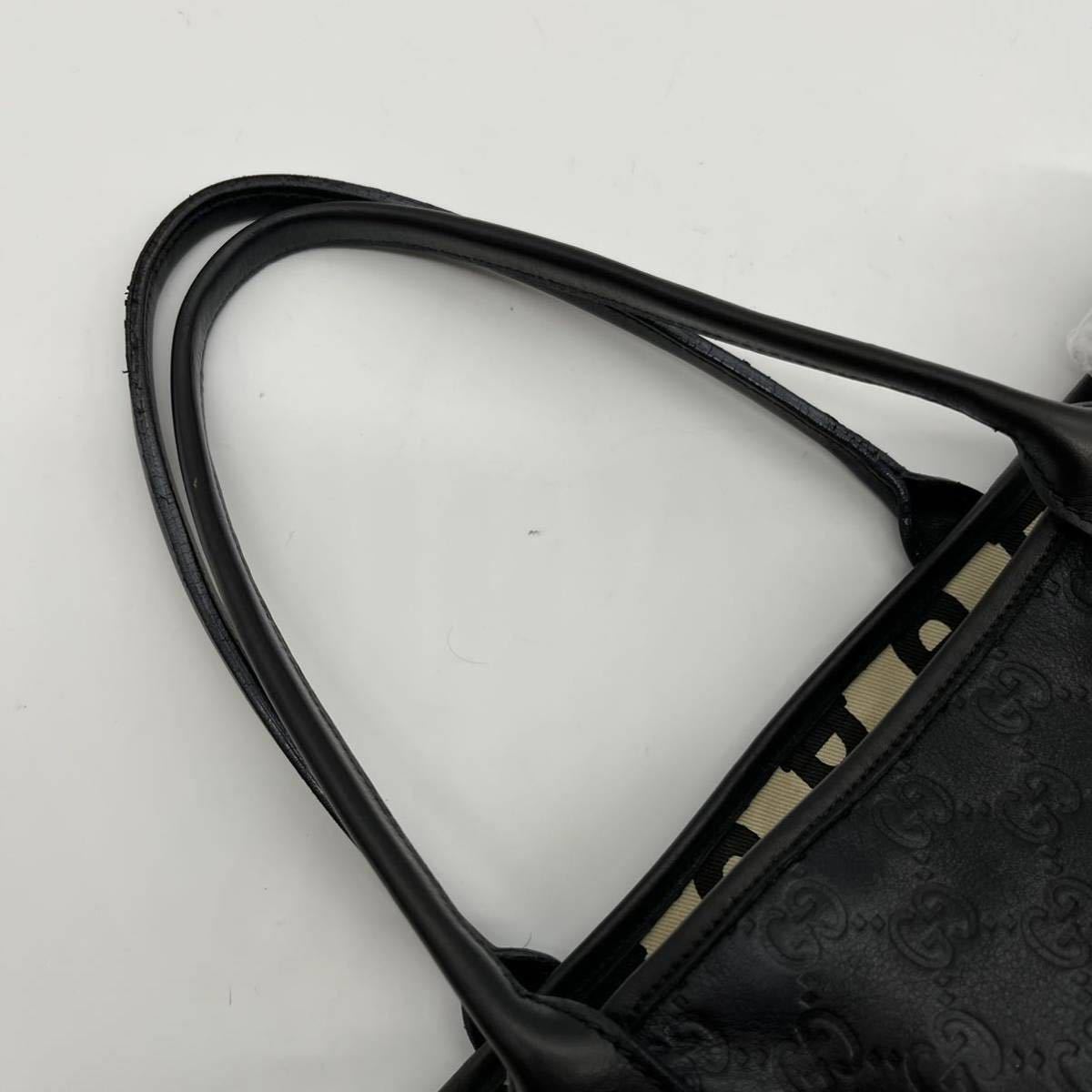 1円~ 天下一品 グッチ GUCCI トートバッグ ハンドバッグ プリンシー 新品即納 GUCCI グッチ アビー シマ ブラック ショルダーバッグ