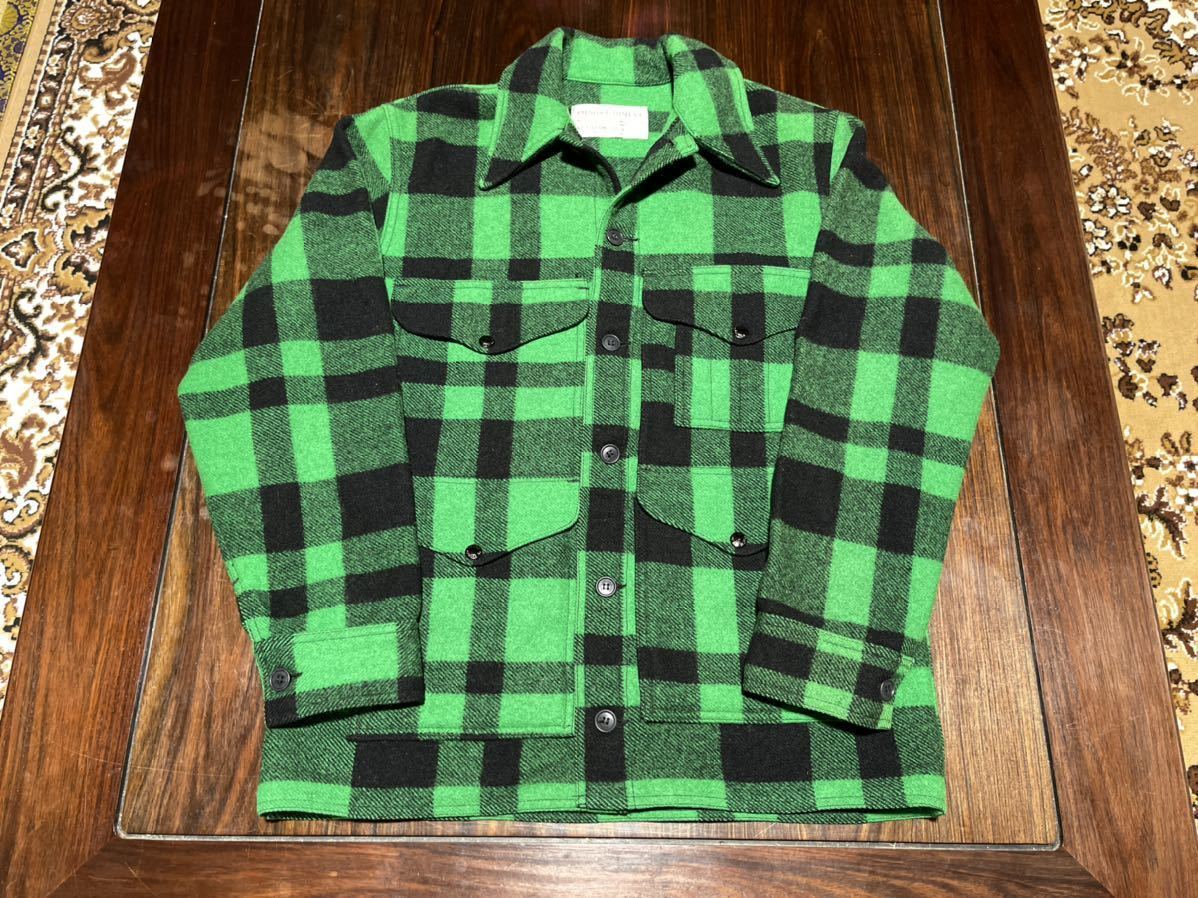 今月まで 稀少 FILSON Mackinaw Wool Cruiser Green Black 今月まで 稀少 FILSON Mackinaw Wool Cruiser Green Black