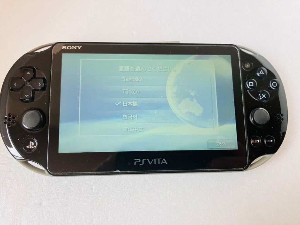 最安値テレビゲーム☆美品 液晶無傷 SONY ソニー PS Vita Wi-Fiモデル PCH-2000 カーキ