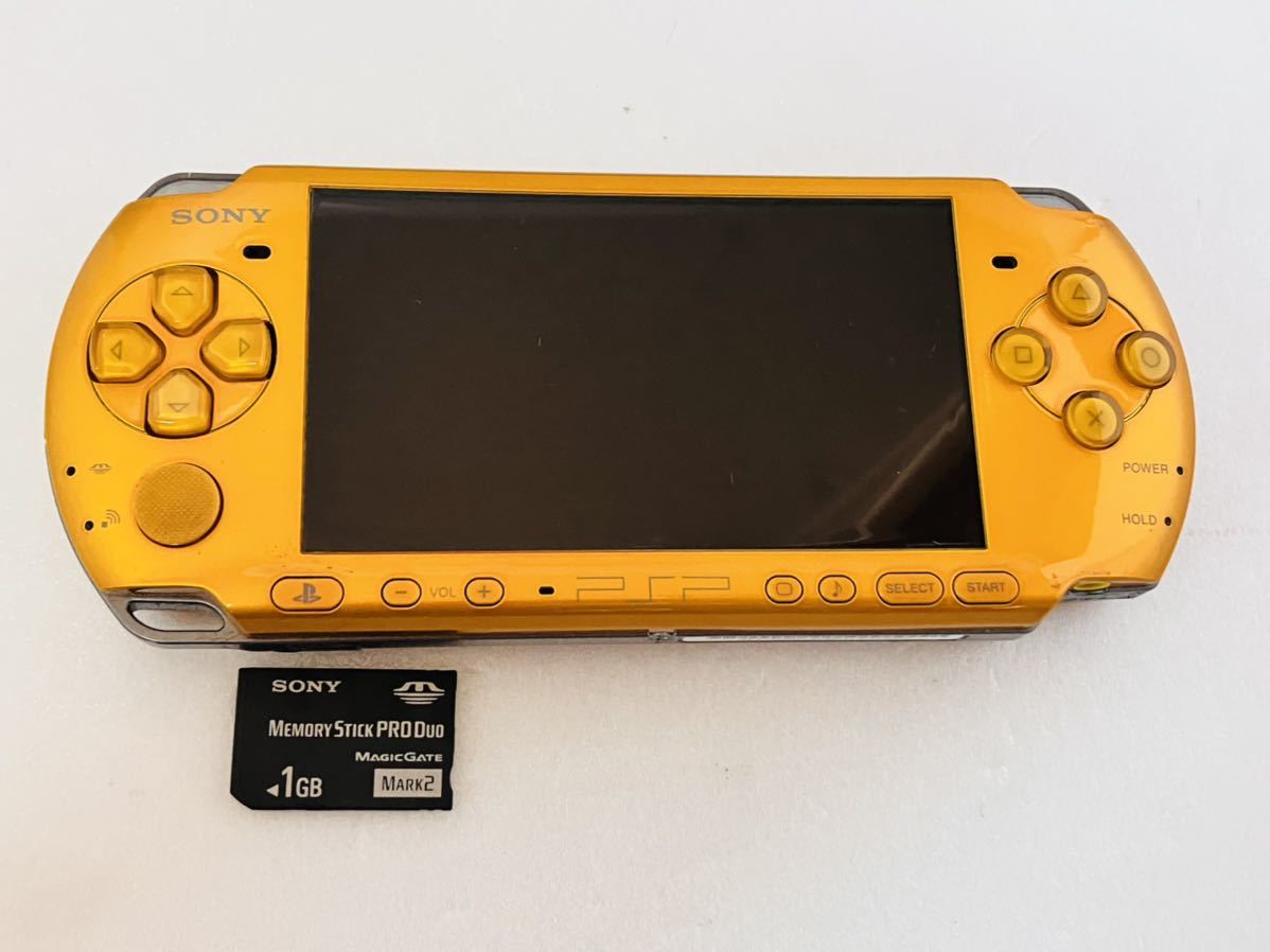 psp 3000 ブライトイエロー 本体 充電器付き - 通販 - gofukuyasan.com