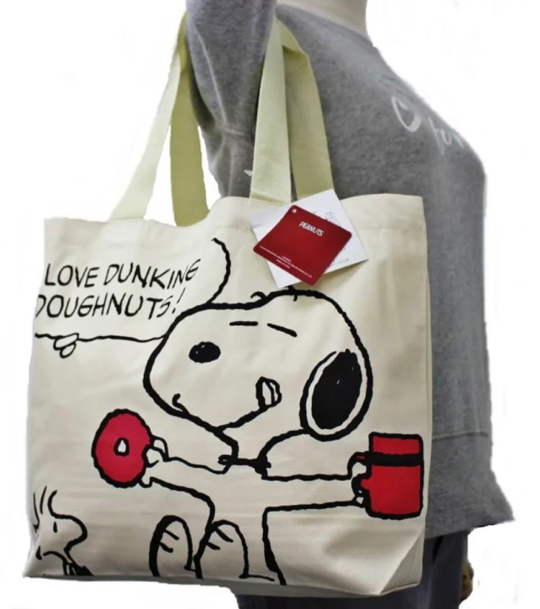 スヌーピー Snoopy ピーナッツ PEANUTS 新品 トートバッグ エコバッグ 鞄 かばん BAG バッグ[D2736]