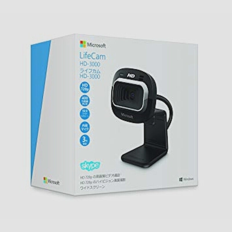 送料無料★マイクロソフト Webカメラ LifeCam HD-3000 T3H-00019_画像1