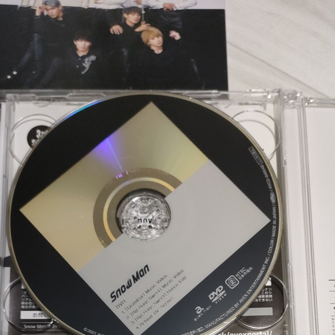 初回盤A DVD付 Snow Man CD+DVD/Grandeur