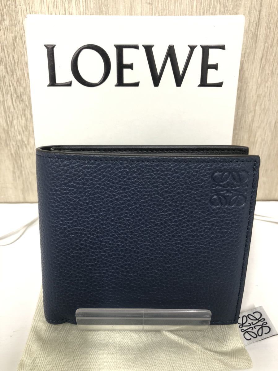 おしゃれ】 箱・保存袋付き☆【LOEWE】ロエベ☆2つ折り財布 06 WALLET