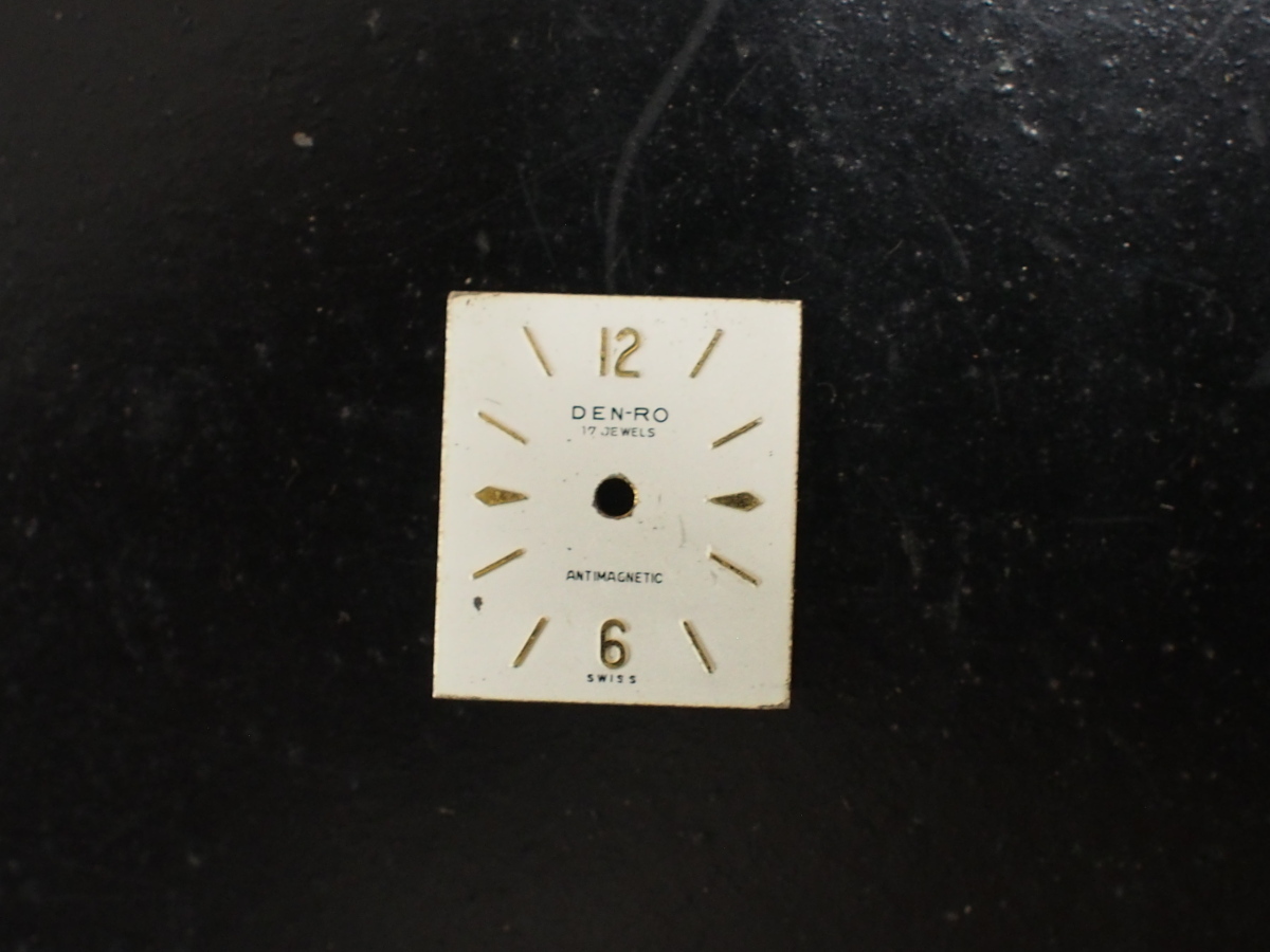  Vintage античный tenroDEN-RO WATCH anti магнитный циферблат dial . главный управление No.: 20002