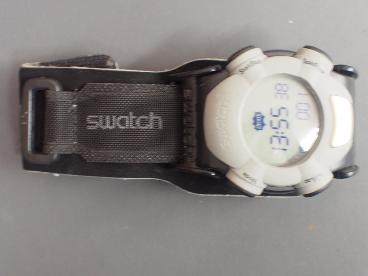  редкий Vintage Swatch Swatch.BEAT точка свекла цифровой кварц часы управление No.00291