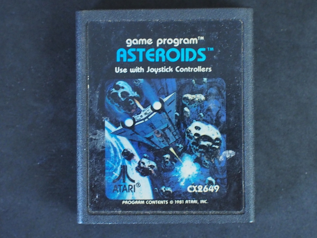 超レア アタリ2600 ゲーム カセット アステロイド ATARI Atari VCS Atari2600 ASTEROIDS 1981年 CX-2649 No.6215_画像1