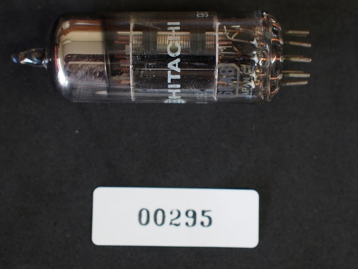 当時物 希少品 HITACHI (株)日立製作所 真空管 Electron tube 型式: 6KA8 MT管 (ミニチュア管) No.0295_画像1