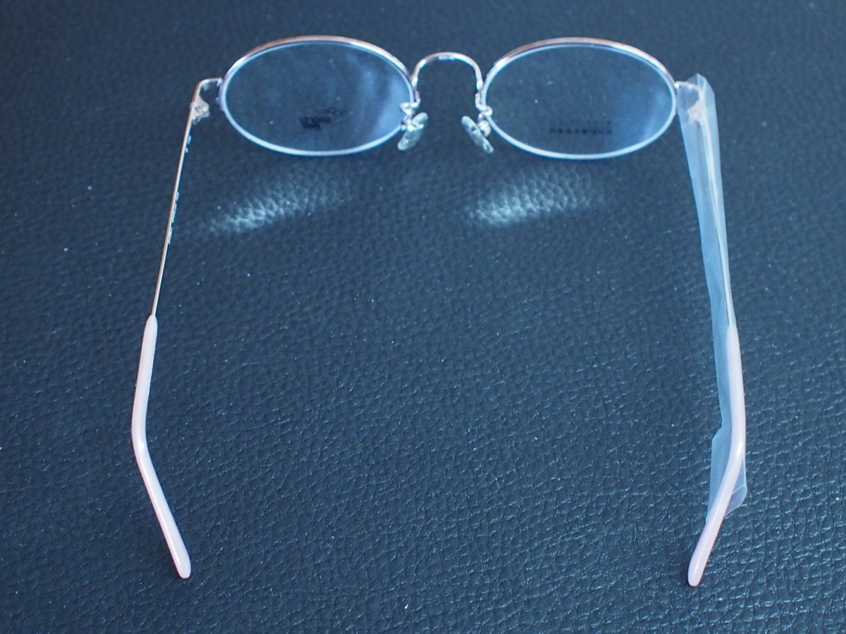 未使用 増永眼鏡 masunaga 眼鏡 メガネフレーム 種別: ハーフリム オーバル サイズ: 52□19-140 材質: チタン 型式: V-258 管理No.13546_画像7