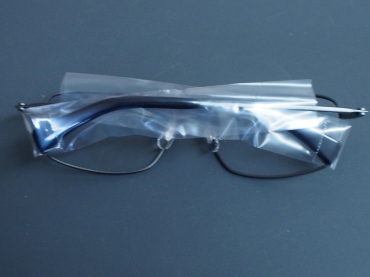 未使用 増永眼鏡 masunaga sports flex 眼鏡 メガネフレーム 種別: フルリム サイズ: 57□14-135 材質: チタン 型式: R663 管理No.11266_画像2
