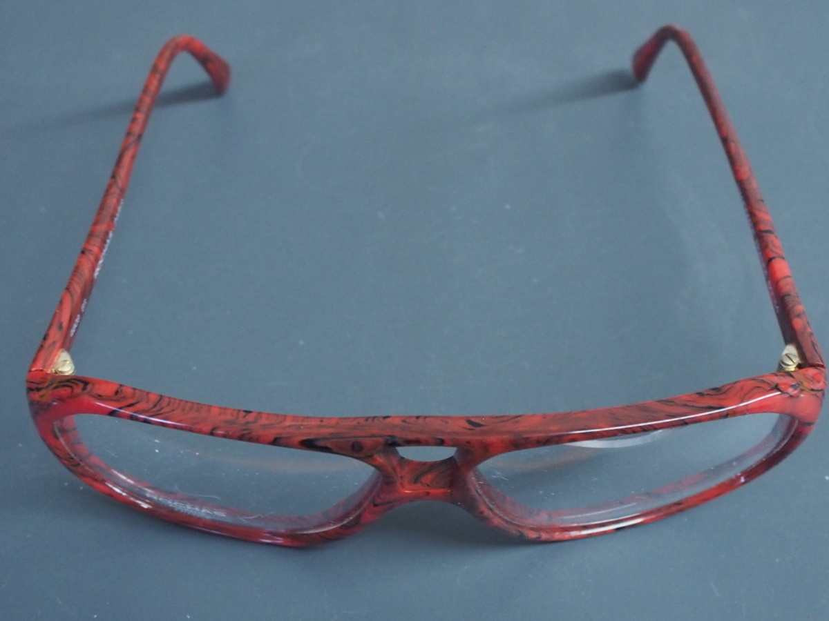 未使用 ビンテージ マダムロシャス ROCHAS PARIS 眼鏡 メガネフレーム 種別: フルリム サイズ: 60□14 材質: セル 型式: 4609 管理No.11037_画像2