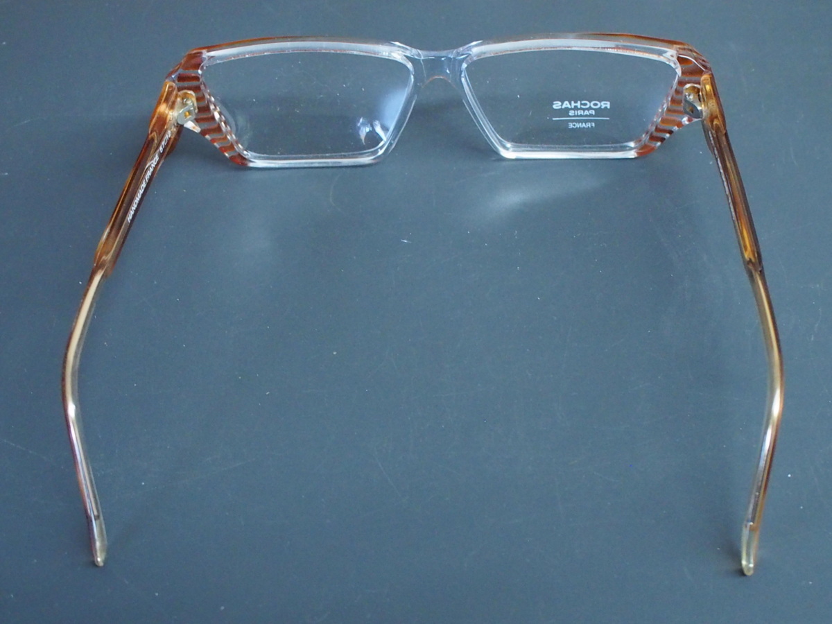 未使用 ビンテージ マダムロシャス ROCHAS PARIS 眼鏡 メガネフレーム 種別: フルリム サイズ: 57□12 材質: セル 型式: 4601 管理No.11040_画像4