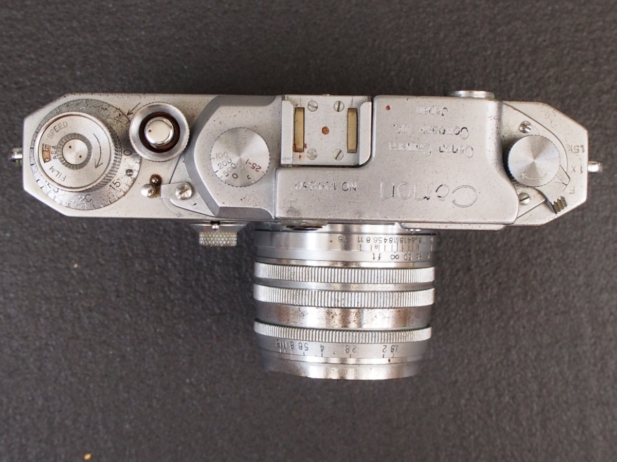  retro Showa era Canon Canon bar nak type copy Leica IVSB range finder camera lens :50mm f:1.8 Canon LENS control No.9005