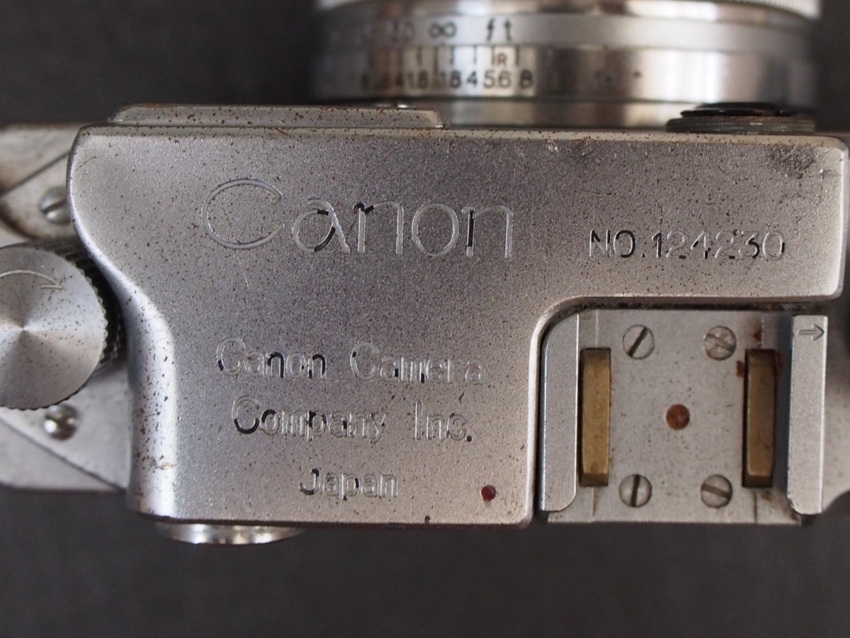 レトロ 昭和 Canon キャノン バルナックタイプ コピーライカ IVSB レンジファインダーカメラ レンズ:50mm f:1.8 Canon LENS 管理No.9005_画像6