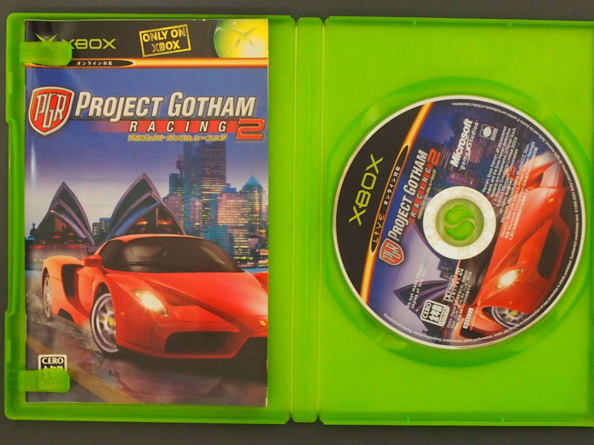  rare masterpiece Microsoft XBOX X box Microsoft Project Gotham Racing 2 G44-00034 control No.9373