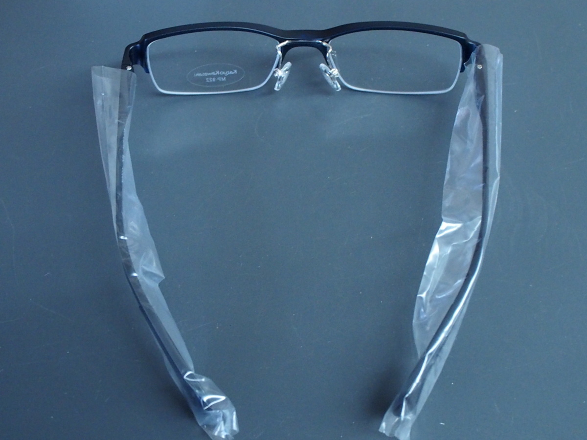 未使用 増永眼鏡(株) KAZUO KAWASAKI KOOKI 眼鏡 メガネフレーム 種別: ハーフリム サイズ: 51□18-135 材質: セル 型式: MP-922_画像5